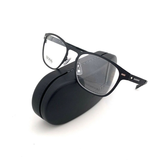 New HUGO BOSS Frames Matte Black 0935 003 53 19 15 - Picture 1 of 13